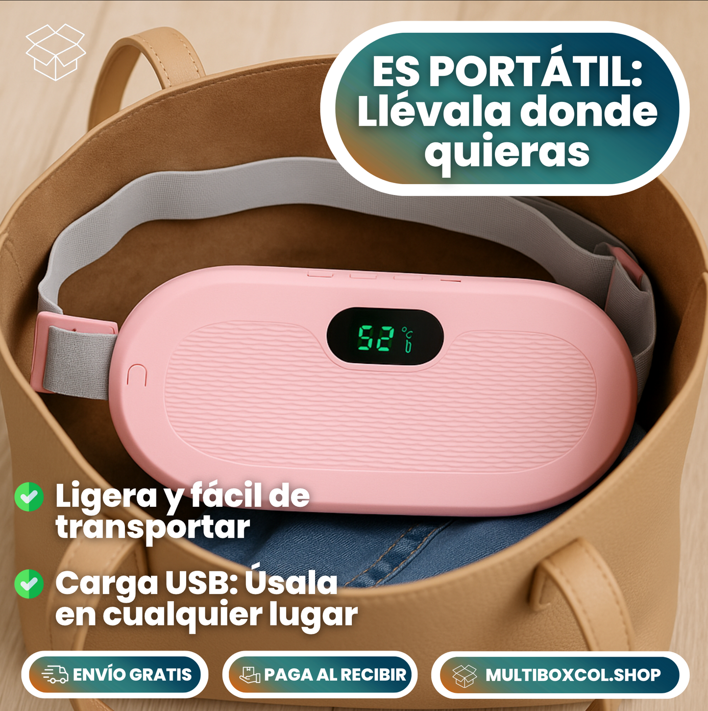 Almohadilla Térmica Menstrual - LunaComfort®