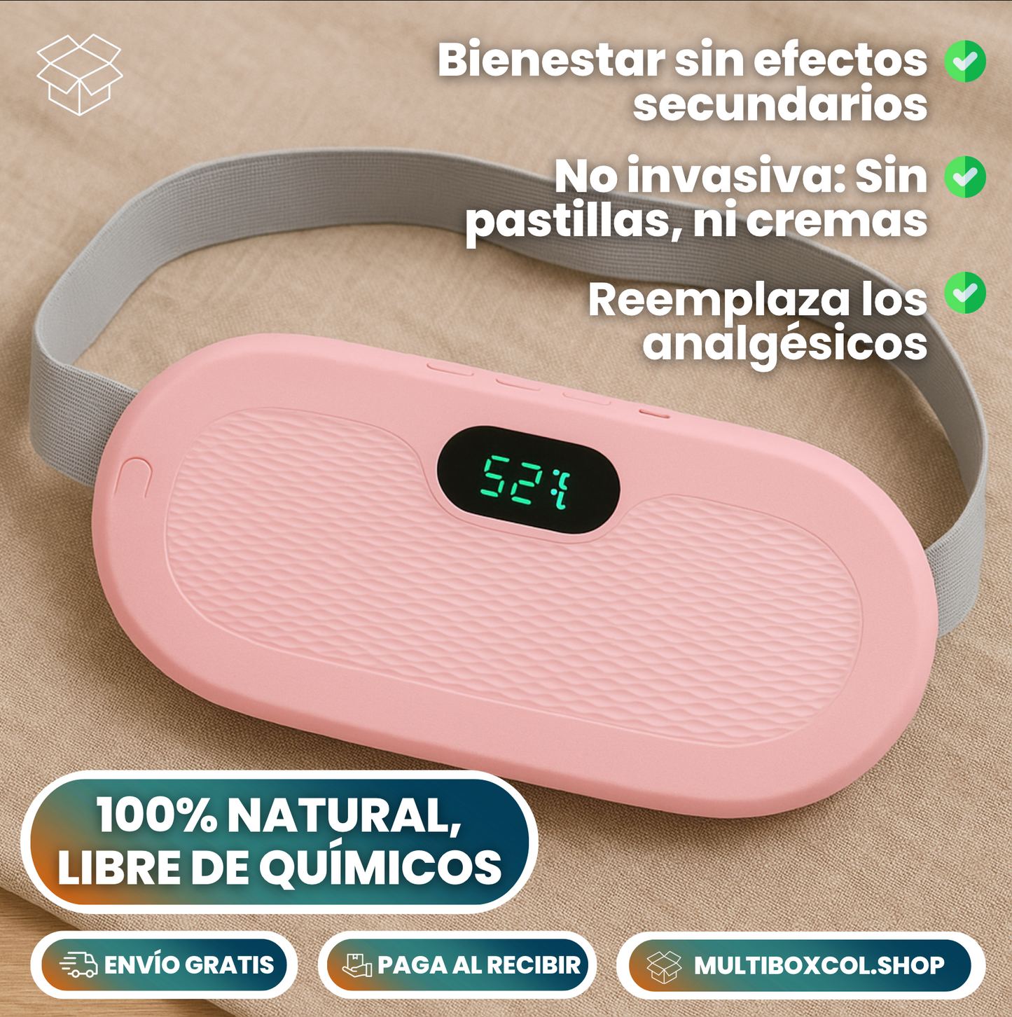 Almohadilla Térmica Menstrual - LunaComfort®